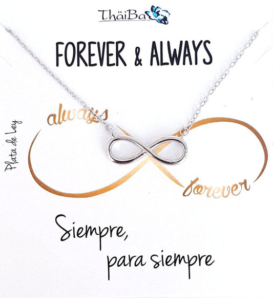 Joyas Con Mensaje - Coll510  Collar Infinito - Senora