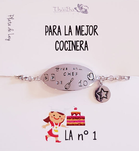 Joyas Profesiones - Pulsera Chef-Cocinera 2944 - Senora