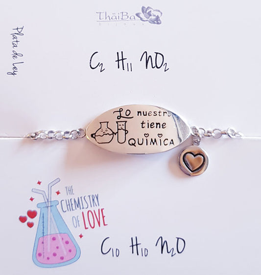 Joyas Profesiones - Pulsera Quimica 2918 - Senora