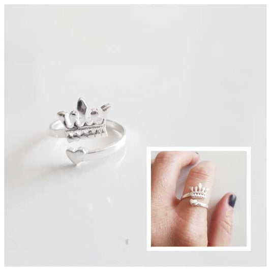 Anillos De Plata - 2835 Corona Thaiba - Senora