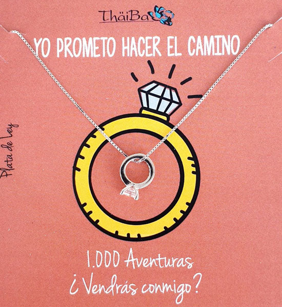 Joyas Con Mensaje - Coll648  Collar Vive Alianza - Senora