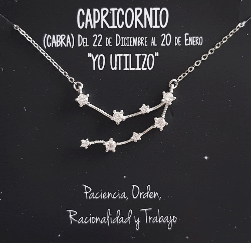 Constelacion - Collar Capricornio - Senora