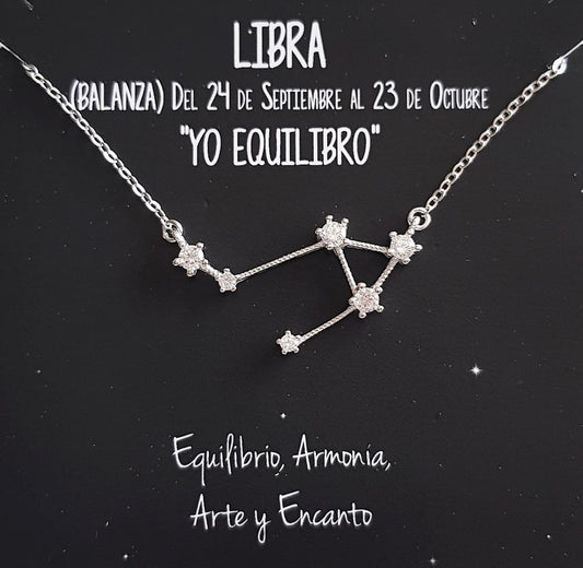 Constelacion - Collar Libra - Senora