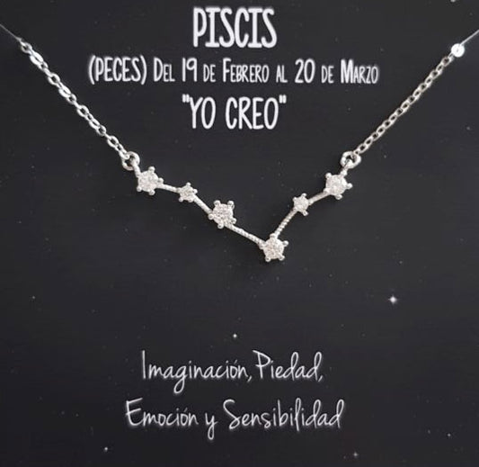 Constelacion - Collar Piscis - Senora