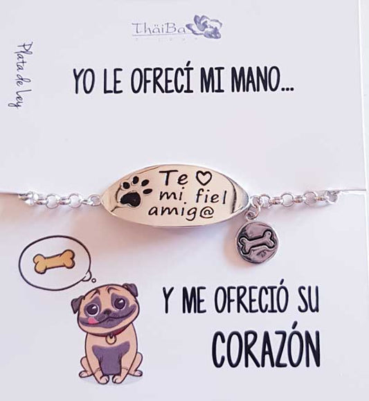 Joyas Con Mensaje - Z2916  Pulsera Mascota - Senora