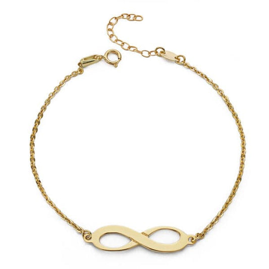 Pulsera Infinity 19,5 cm de oro amarillo 18K