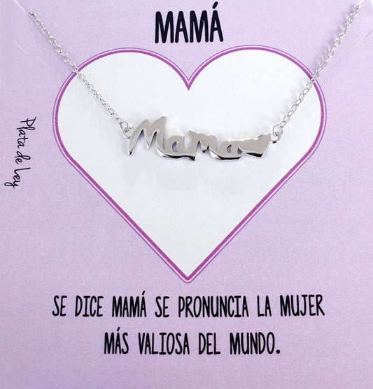 Dia De La Madre - 1967 Collar Plata Mama - Senora