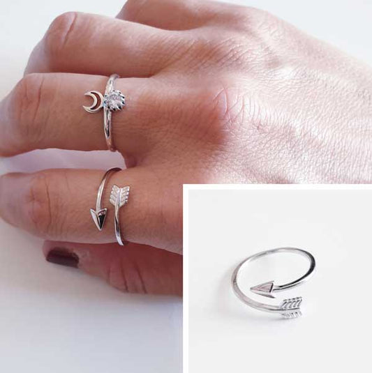 Anillos De Plata - 4036 Anillo Flecha - Senora
