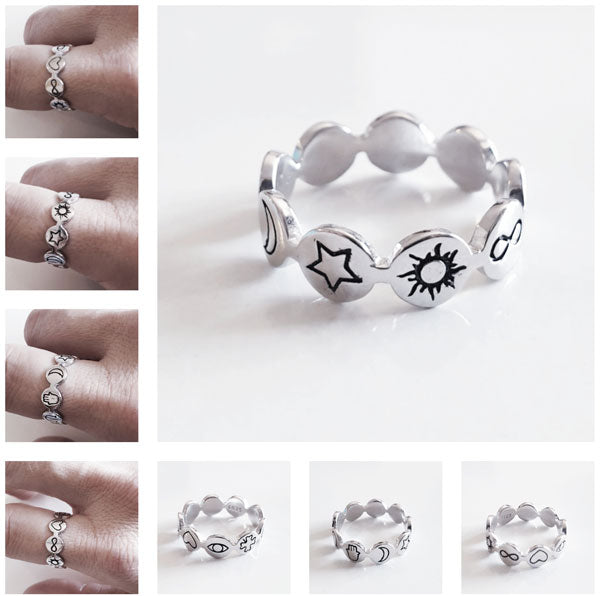 Anillos De Plata - 4030 Anillo Symbology - Senora