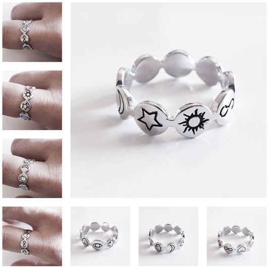 Anillos De Plata - 4030 Anillo Symbology - Senora
