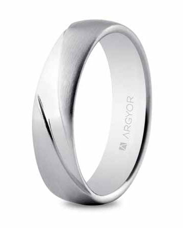 Alianzas Plata - 5755057 Mate Brillo 55 Mm - Unisex