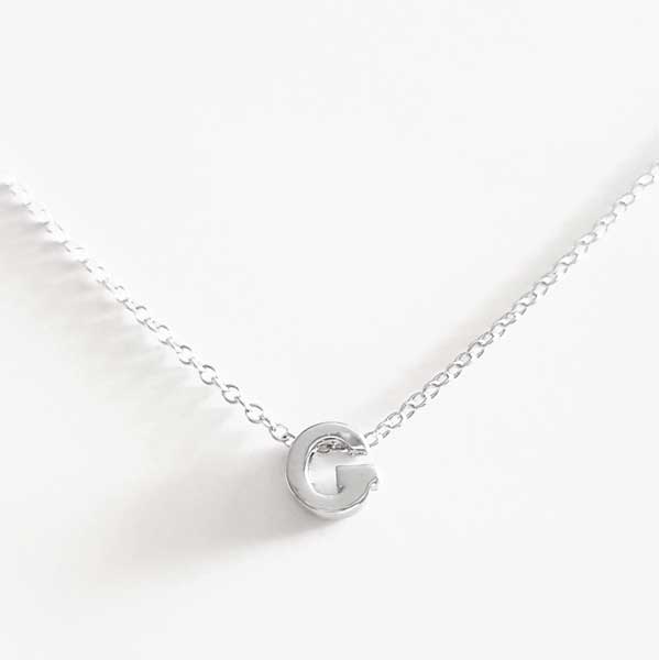 Iniciales - 2264 Collar Inicial G - Senora