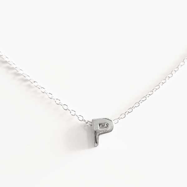 Iniciales - 2273 Collar Inicial P - Senora
