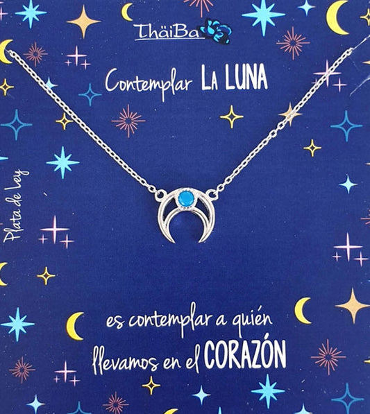 Joyas Con Mensaje - Coll716 Collar Luna - Senora