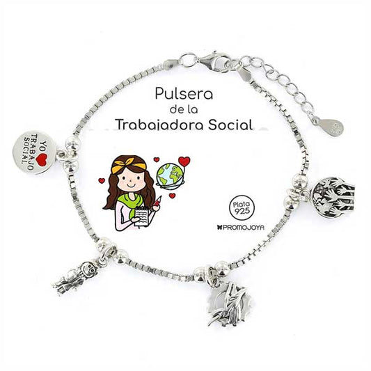 Joyas Profesiones - 53 Prof Trabajadora Social - Senora