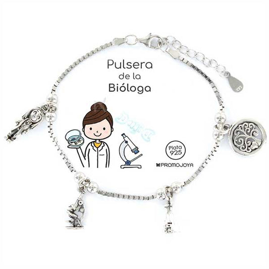 Joyas Profesiones - 52 Prof Pulsera Biologa - Senora