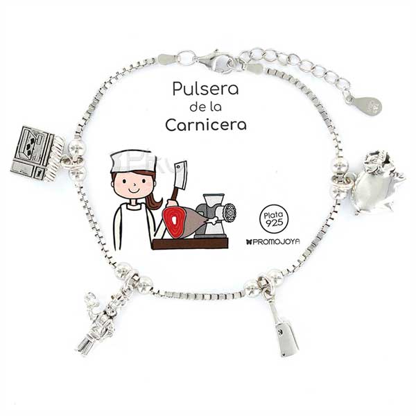 Joyas Profesiones - Prof 49 Pulsera Carnicera - Senora