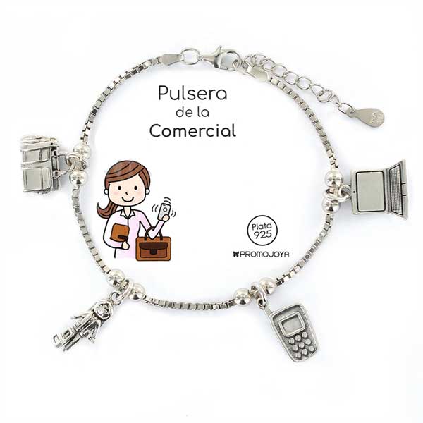 Joyas Profesiones - Prof 46 Pulsera Comercial - Senora
