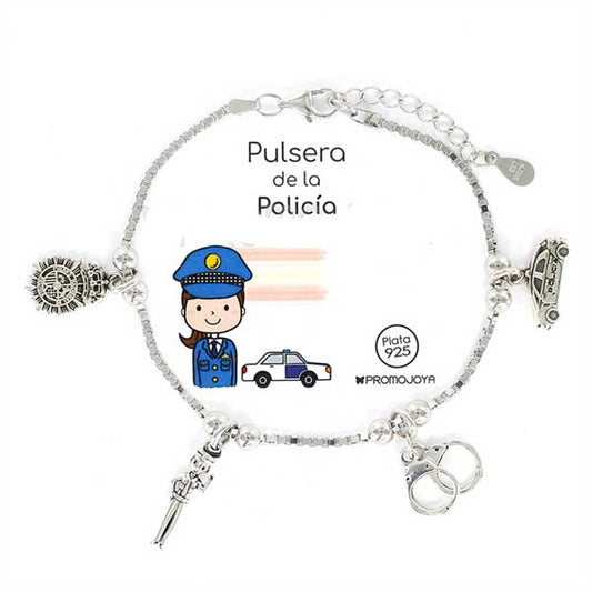 Joyas Profesiones - Prof 28 Pulsera Policia - Senora