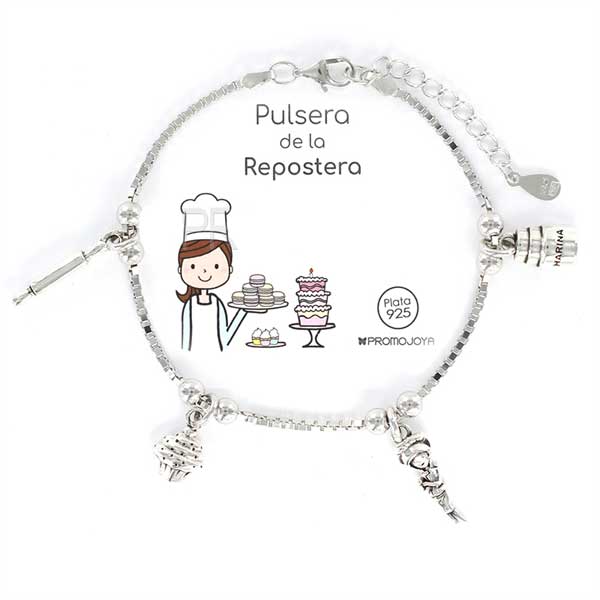 Joyas Profesiones - Prof 27 Pulsera Repostera - Senora