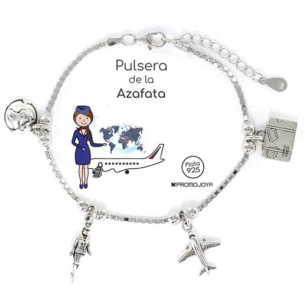 Joyas Profesiones - Prof 23 Pulsera Azafata - Senora