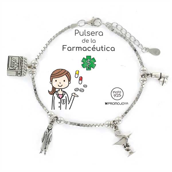 Joyas Profesiones - Prof 21 Pulsera Farmaceutica - Senora