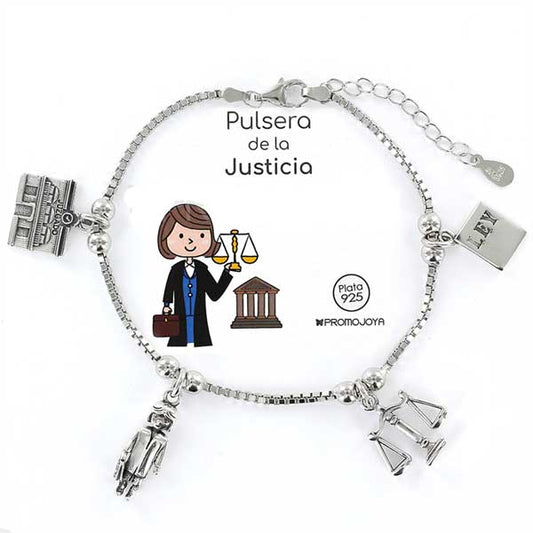 Joyas Profesiones - Prof 11 Pulsera Justicia - Senora