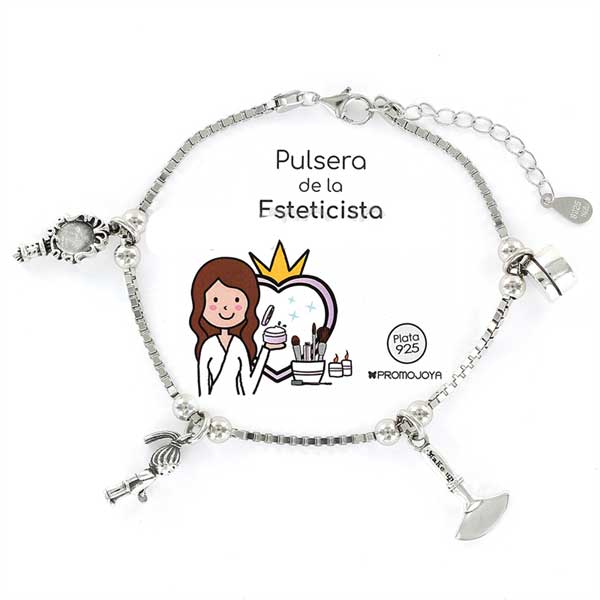 Joyas Profesiones - Prof 10 Pulsera Esteticista - Senora