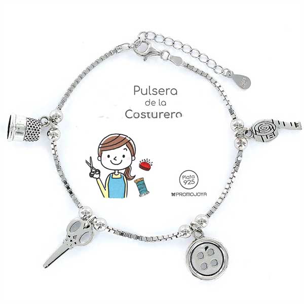 Joyas Profesiones - Prof 03 Pulsera Costurera - Senora