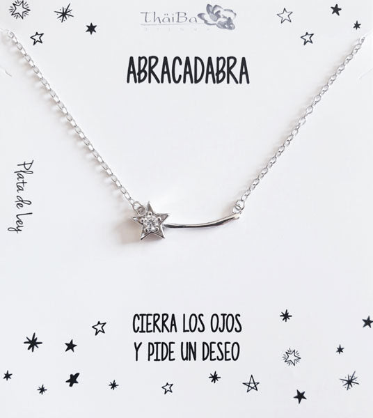 Joyas Con Mensaje - Coll721 Collar Abracadabra - Senora