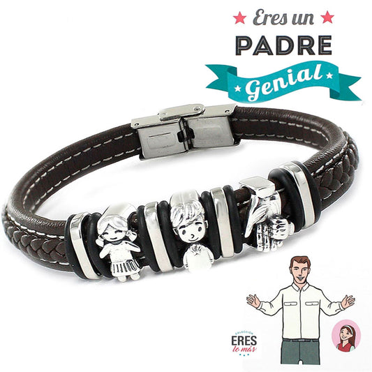 Pulseras Hombre - 33 Eres Padre Nina - Caballero