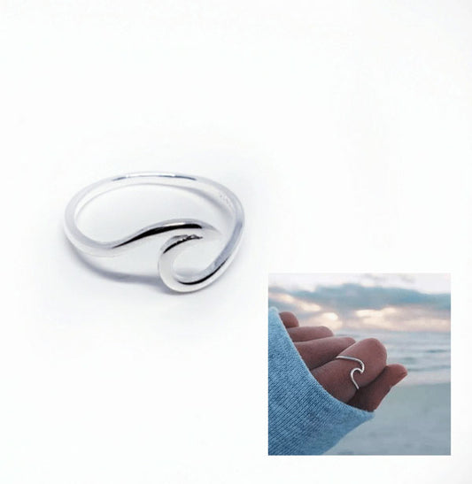 Anillos De Plata - An1143 Anillo Ola - Senora