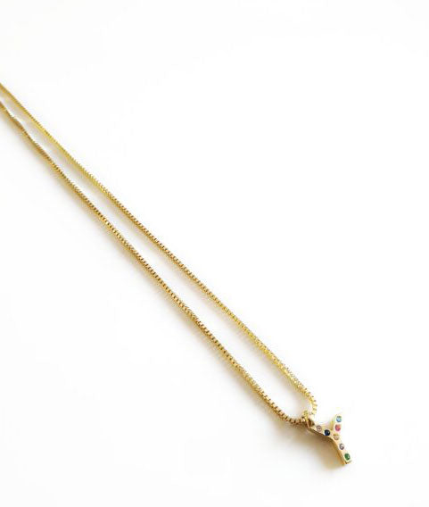 Iniciales - Coll827-Y Collar Inicial Y - Senora