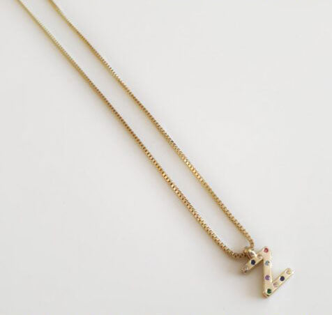 Iniciales - Coll828-Z Collar Inicial Z - Senora