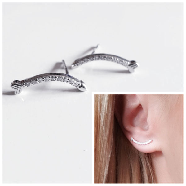Pendientes Trepadores - Pend1526 Trepador Flechas - Senora