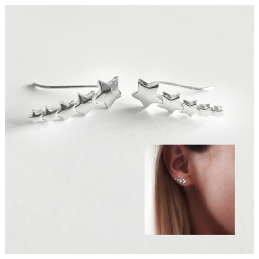 Pendientes Trepadores - Pend1690 Trepador Estrella - Senora