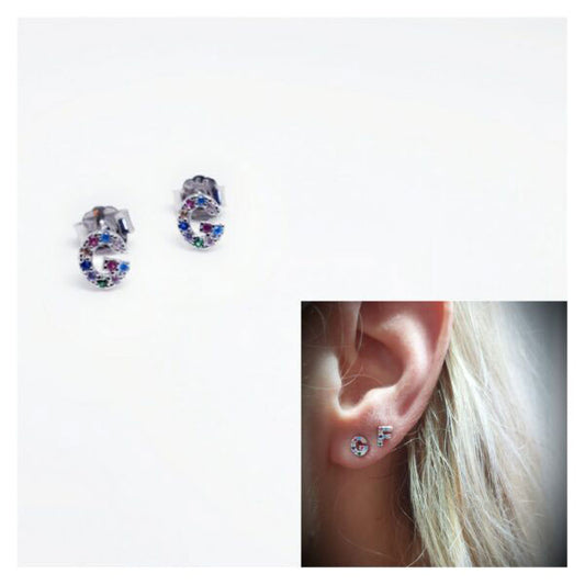 Iniciales - Pend1735G Pendientes Inicial G - Senora