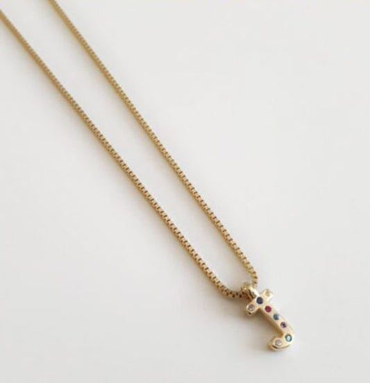 Iniciales - Coll815-J Collar Inicial J - Senora