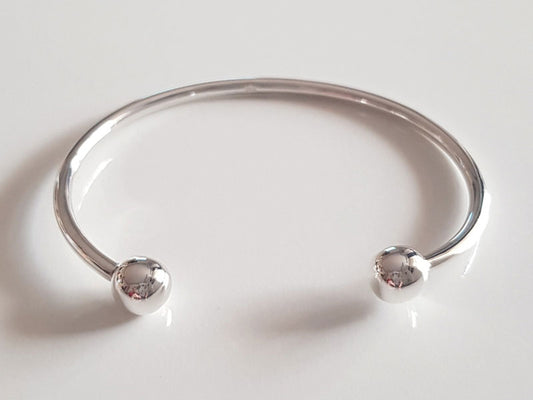 Pulseras - Pul1627 Rigida Bolas - Senora