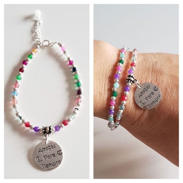 Pulseras - Pul1797 Multicolor Amigas - Senora