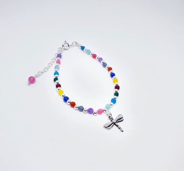 Pulseras - Pul1850 Multicolor Libelula - Senora