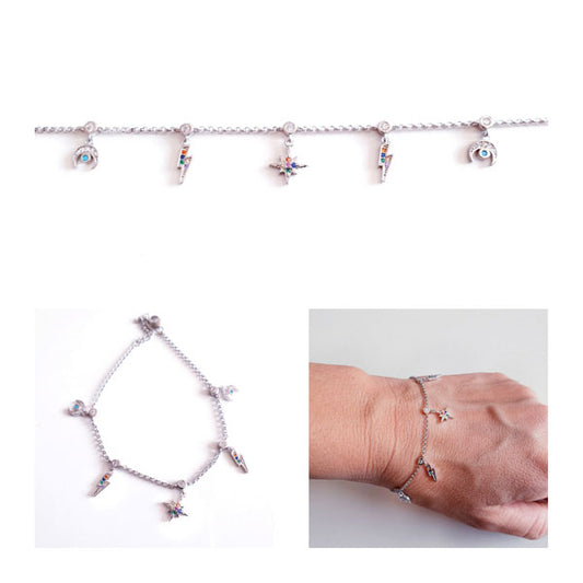 Pulseras - Pul2014 Pulsera Sky Color - Senora