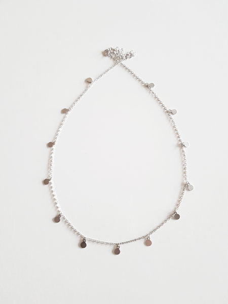 Gargantilla Plata - Coll688 Collar Chapitas - Senora