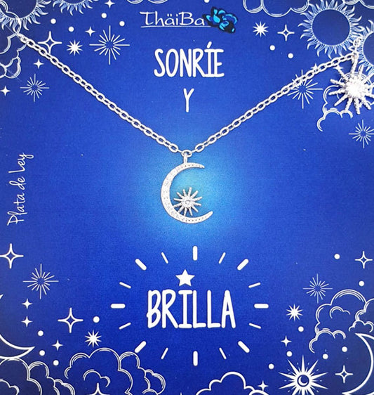 Joyas Con Mensaje - Coll729 Collar Universo - Senora