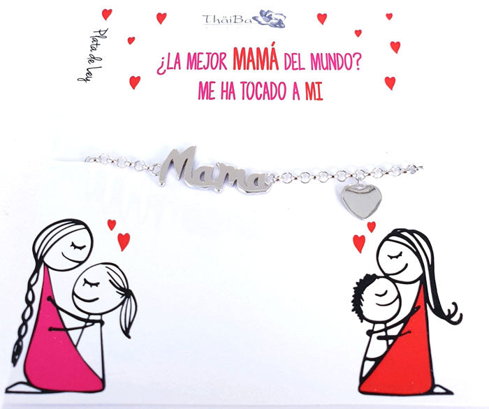 Joyas Con Mensaje - Pul1794 Pulsera Mama - Senora