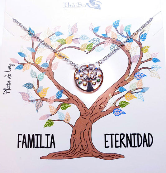 Joyas Con Mensaje - Coll874 Collar Arbol Vida - Senora