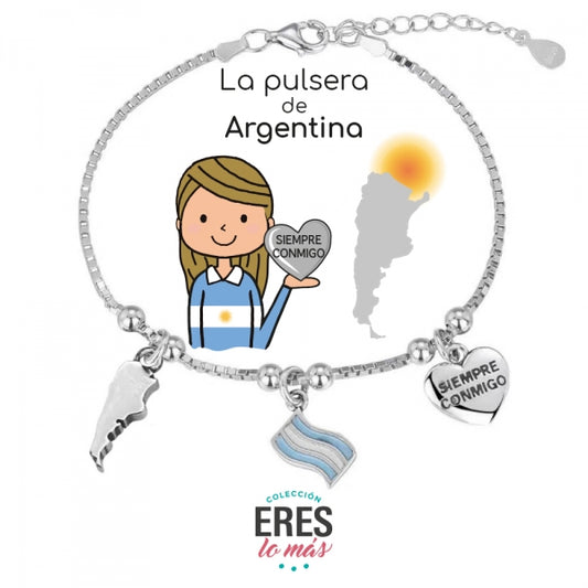 Promojoya - Pais101 Pulsera De Argentina - Senora