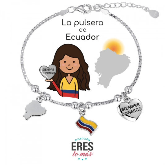 Promojoya - Pais104 Pulsera De Ecuador - Senora
