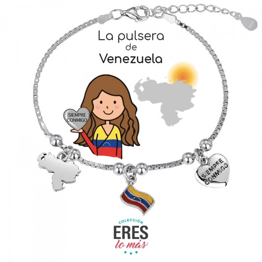 Promojoya - Pais111 Pulsera De Venezuela - Senora