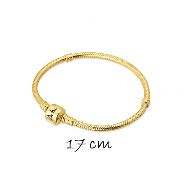 A Tu Lado - 9113217 Pulsera Chapada En Oro - Senora